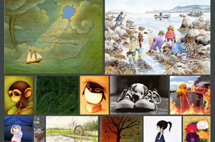 jQuery图片元素网格布局插件