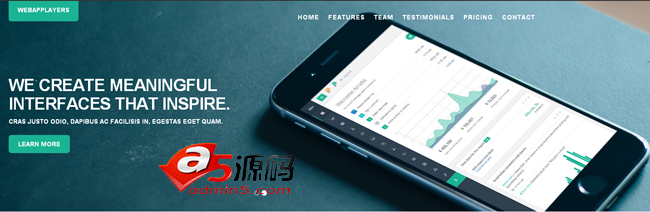 Jquery全屏通栏带固定导航通栏广告的全屏单页广告代码