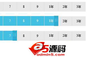 jQuery阿里云购买时长年限选择代码