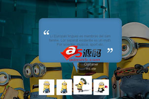 jQuery鼠标经过图片滑动显示信息文字说明代码