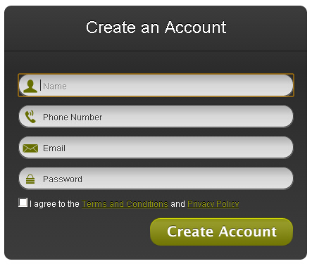jQuery+html5+css3实现圆角无刷新表单带输入验证功能代码