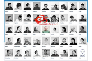 jquery个性人面部跟随鼠标转向相册代码下载