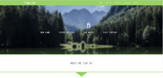 jquery全屏单页带热点链接的单页整站代码下载