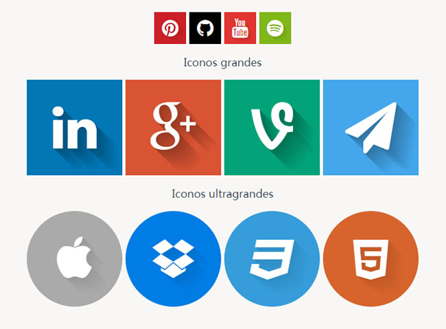  仿安卓Android扁平图标特效