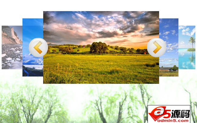 JS旋转木马图片轮播代码