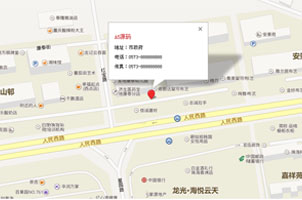 百度地图插件 适合做企业联系方式地图特效代码