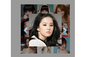 jQuery实现的qq空间遮罩层相册切换特效源码