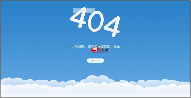 基于html5的自适应响应试404错误页面