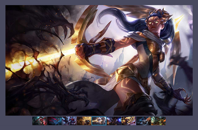  带缩略图移动端jQuery幻灯片