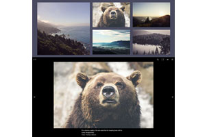 手机PC兼容JS图片画廊特效