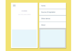 html5菜单列表项展开动画特效