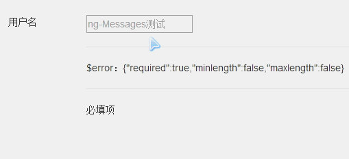 AngularJs实现ng1.3+表单验证