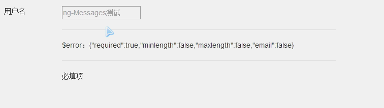 AngularJs实现ng1.3+表单验证