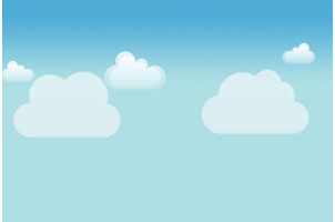 jQuery多层云彩水平飘动特效