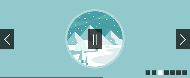  jQuery带播放暂停按钮焦点图代码