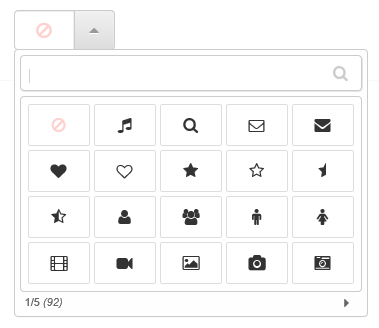 JS组件系列之Bootstrap Icon图标选择组件