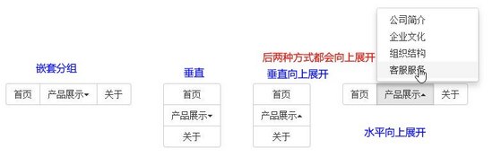 Bootstrap入门书籍之(四)菜单、按钮及导航