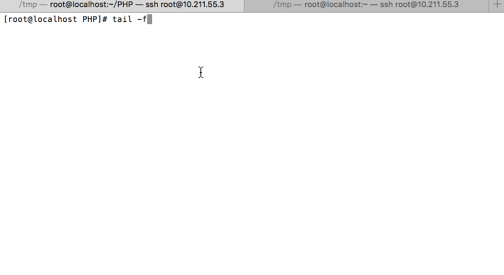PHP实现linux命令tail -f