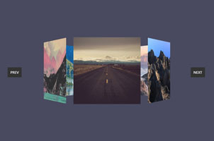 jQuery带前后按钮旋转木马特效