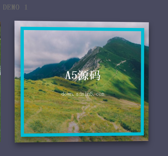 jQuery鼠标滑过图片3D显示文字特效