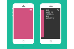 6款html5手机导航菜单特效