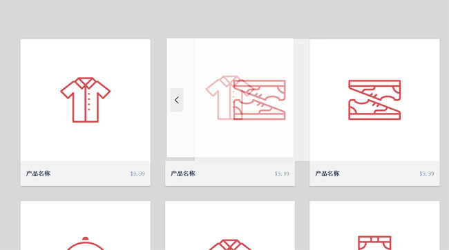 jquery+css3实现的点击无刷新产品相册切换效果源码