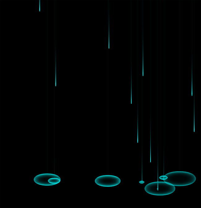 html5 canvas实现掉落的雨点动画效果