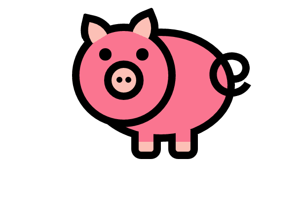 纯css3绘制可爱的小猪猪样式效果