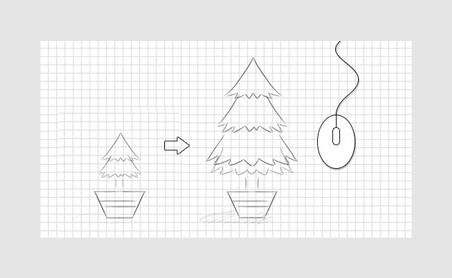  HTML5鼠标滚动树生长过程特效
