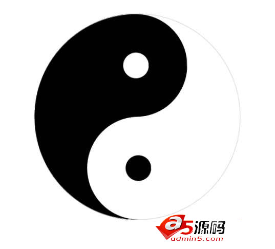 CSS3绘制旋转太极图代码