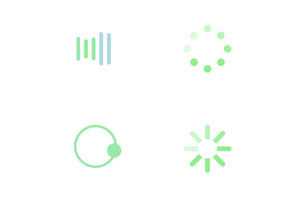 CSS3绿色Loading加载动画特效