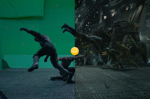 jQuery电影背景画面对比滑块代码