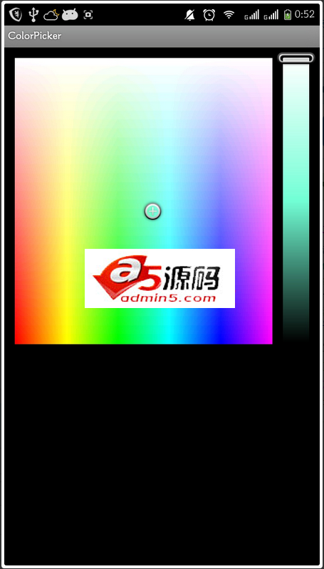 Android例子源码强大的安卓颜色拾取模块可选择颜色及透明度