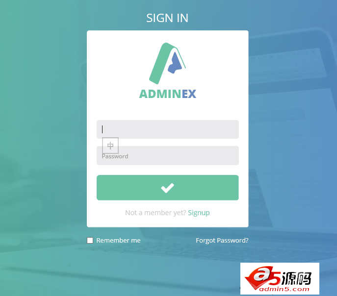 AdminEx响应式Bootstrap后台管理模板