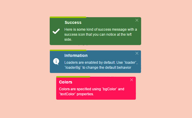  jQuery支持自定义消息提示框代码