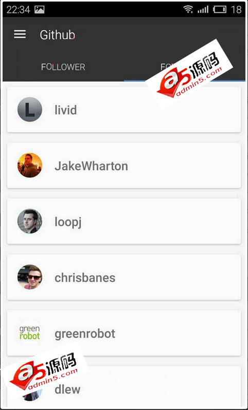 Android项目源码Github的第三方客户端源码