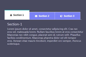 Bootstrap Tabs选项卡切换代码