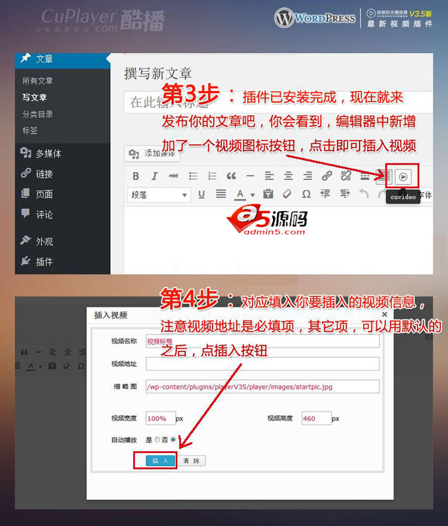 WordPress视频插件
