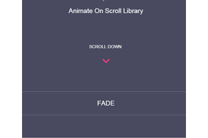 jQuery超赞页面滚动动画aos.js动画库特效源码
