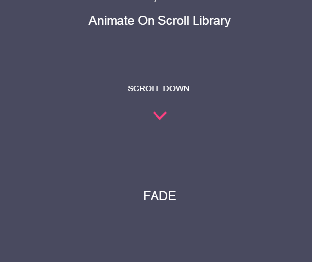 jQuery超赞页面滚动动画aos.js动画库特效源码