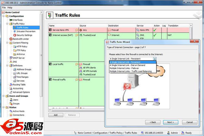 Kerio Control Firewall