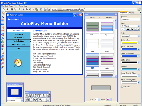 AutoPlay Menu Builder