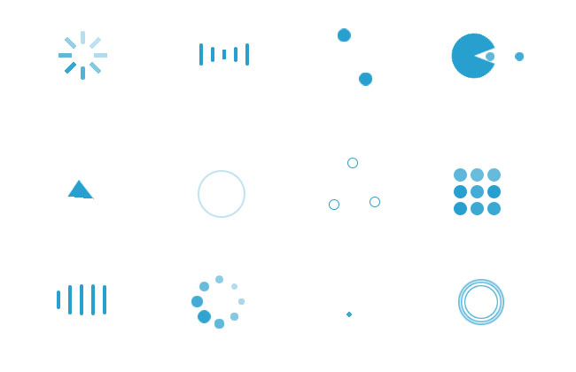  CSS3蓝色Loading加载动画特效