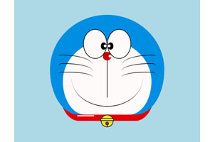 纯CSS3绘制小叮当头像动画特效