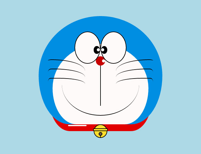  纯CSS3绘制小叮当头像动画特效