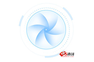 CSS3对啊网风车旋转动画效果