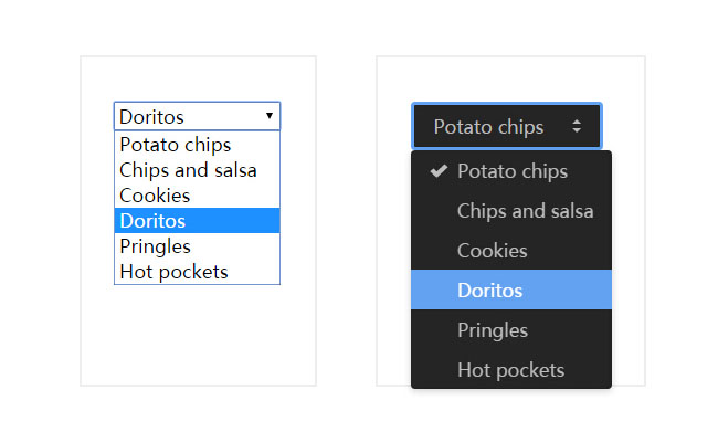  基于Tether下拉选择框美化特效