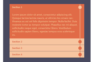 Bootstrap Accordion手风琴特效