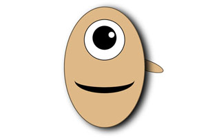 jQuery+CSS3大眼睛萌蛋动画特效