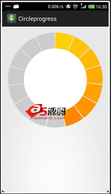 Android例子源码SeekCircle圆形进度条(弧形刻度)CircleProgress